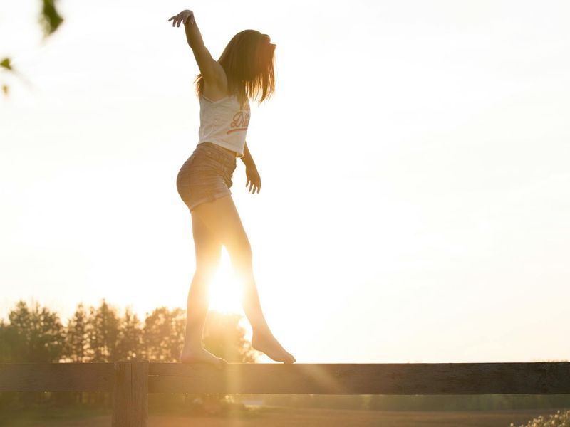 Process of yoga movement from start to finish.